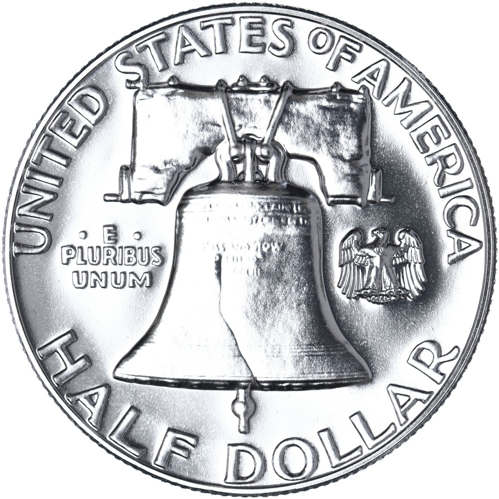 1957 (P) Franklin Half Dollar Gem Proof 90% Silver