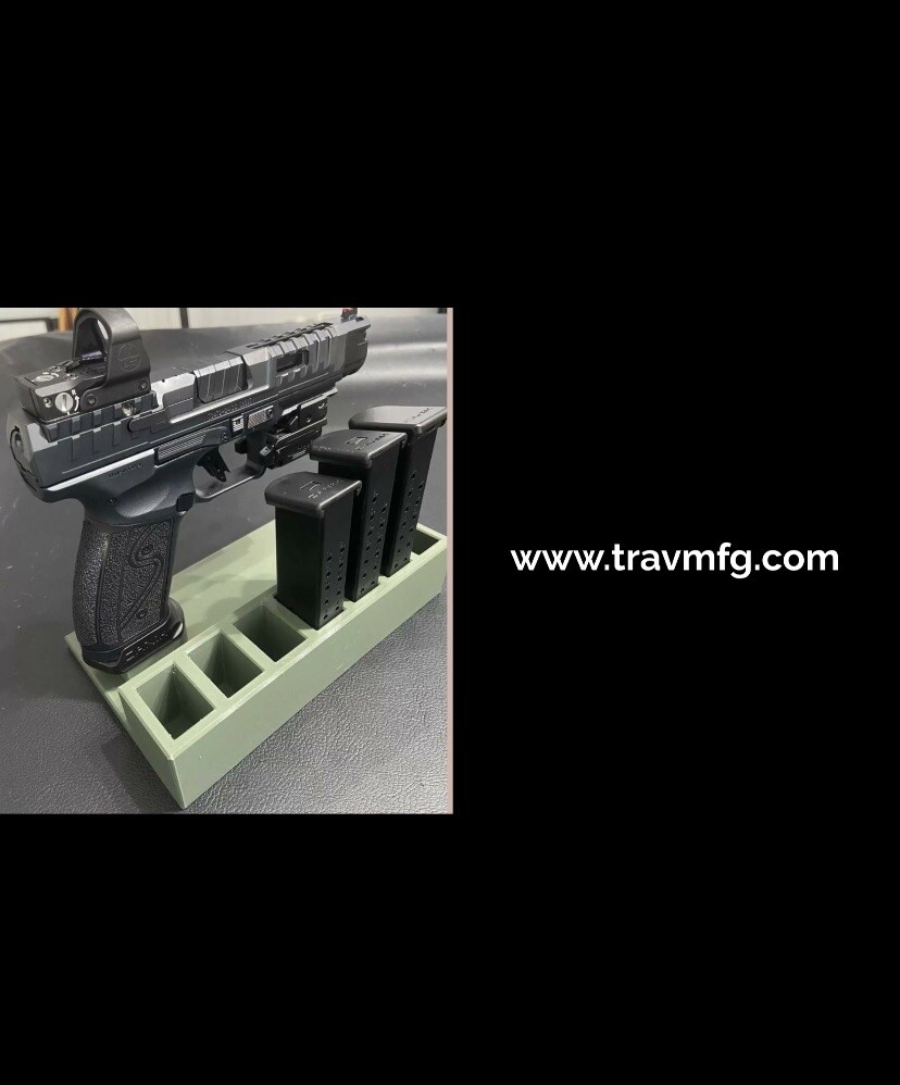 Single Stack 1911 MAGNETIC 9mm 45acp magazine holder