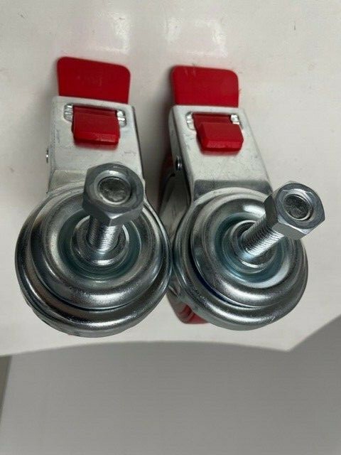GB CYCLONE B2000 CONDUIT GARDNER BENDER REPLACEMENT FRONT CASTER WHEELS COMPLETE
