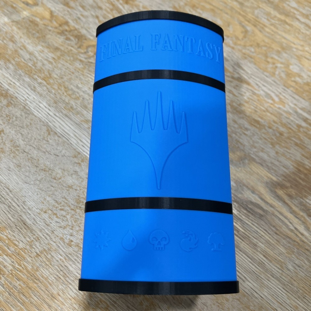 MTG Commander Deck Box - Final Fantasy Themed Commander Display Customizable