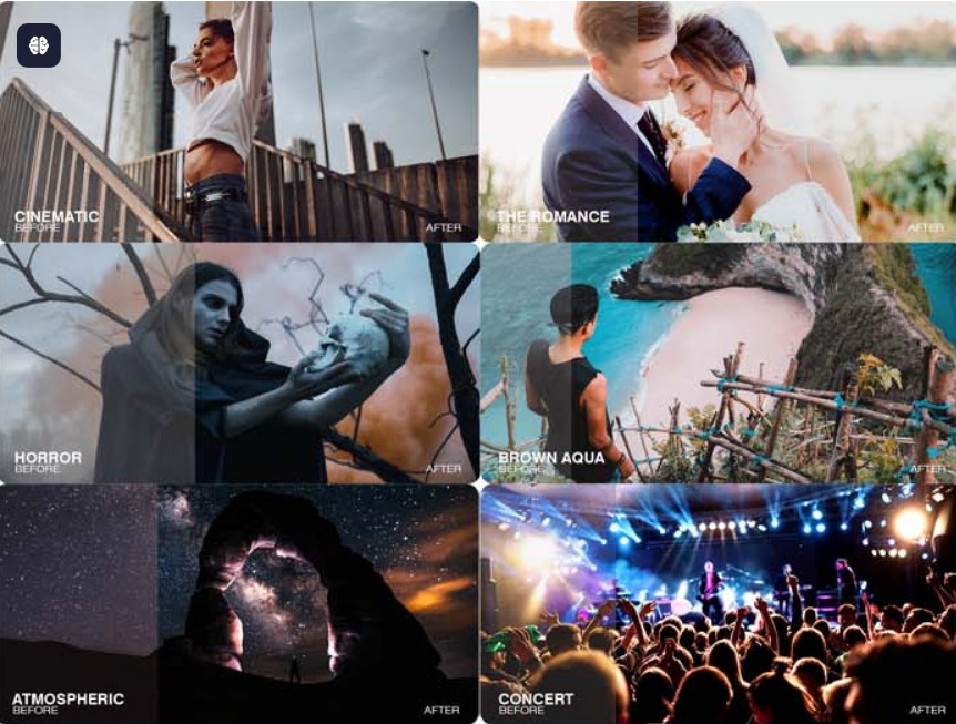 500 + Cinepack - LUT Color Correction Presets