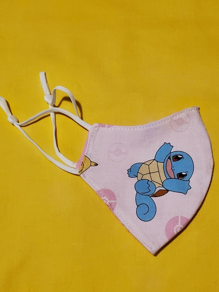 Kids Pokemon Squirtle Adjustable Face Mask