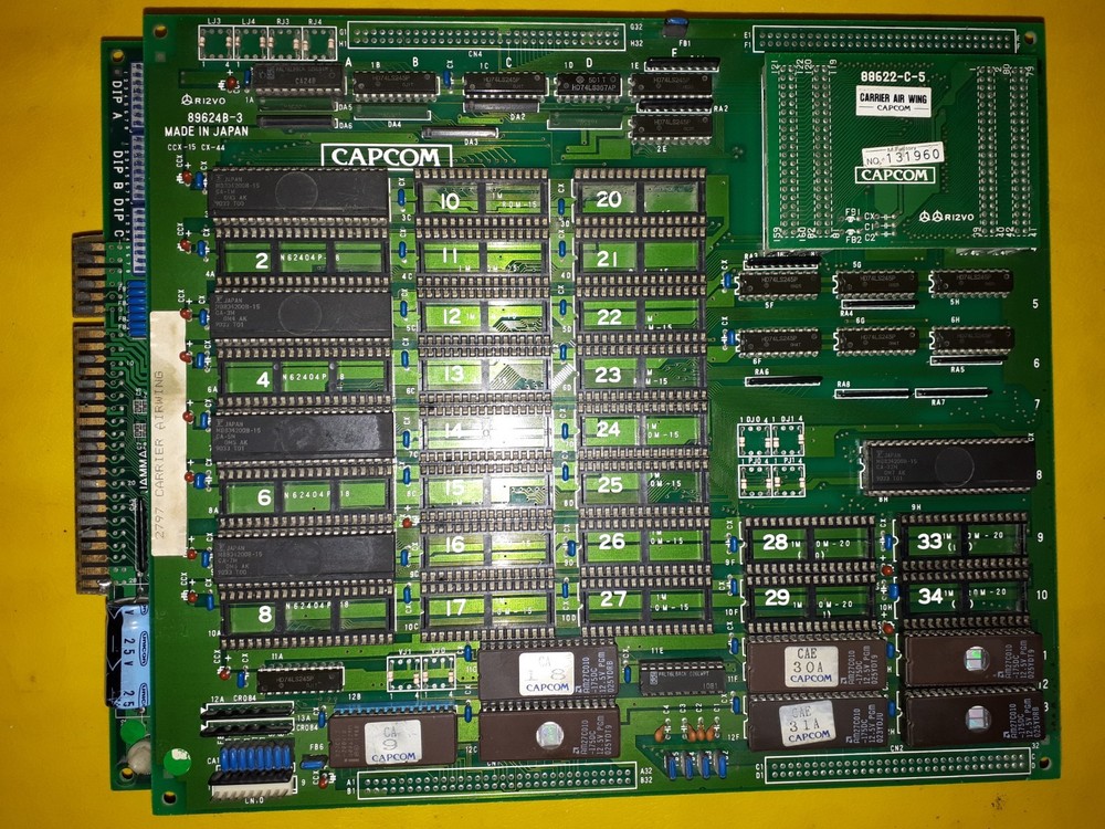 Carrier Air Wing ORJINAL CPS 1 - JAMMA PCB - WORKING