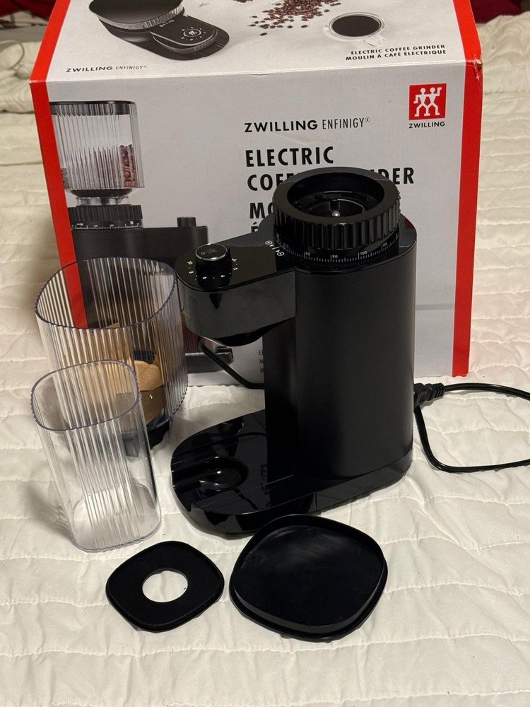 ZWILLING Enfinigy Coffee Grinder, Silver