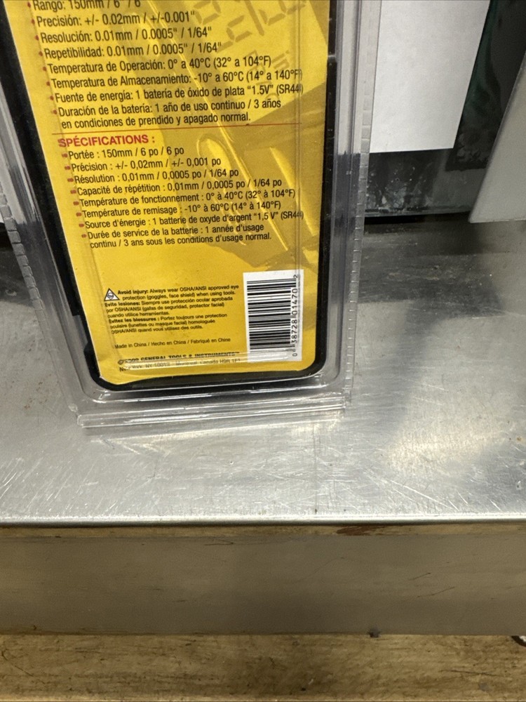 General Digital Fractional Caliper