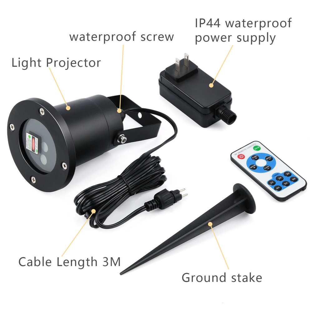 Magicfly MF207 Projector Christmas Decorative Lights w/ Wireless Remote