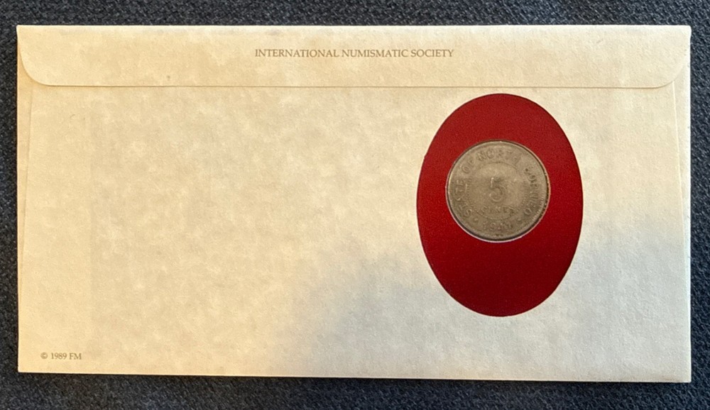 1941 British North Borneo 5 Cents