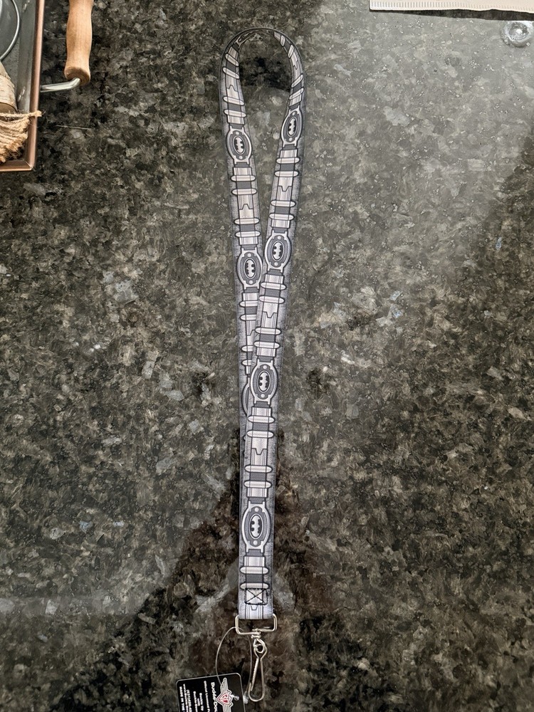 Batman Utility Belt Lanyard DC Comics Buckle-Down | Elastic | New with Tags NWT