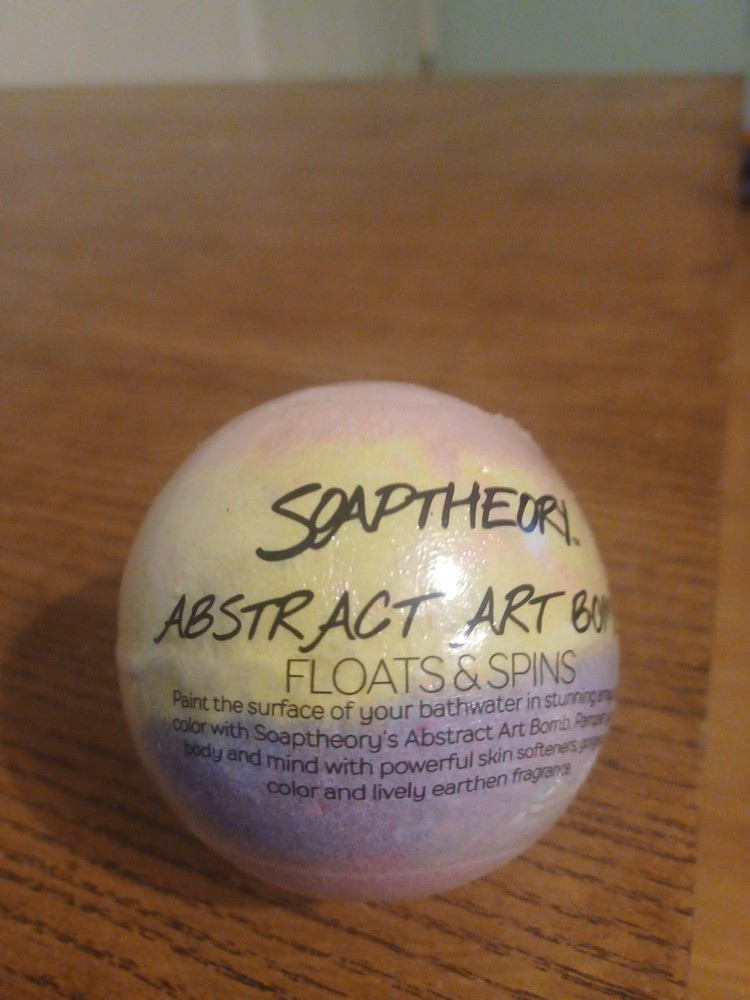 Bath Bomb Abstract Art Floats And Spins
