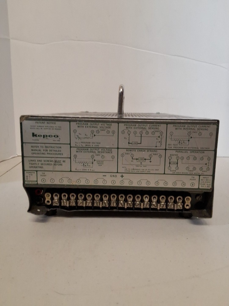 Vintage Kepco Regulated DC Power Supply Untested