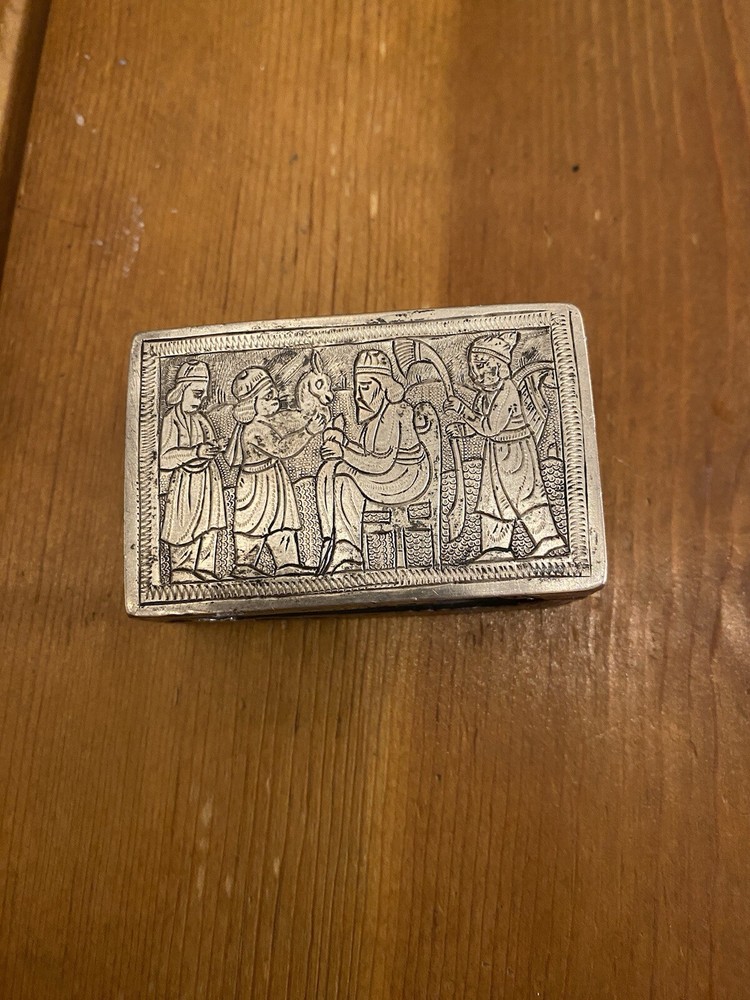 Vintage Silver Matchbook Cover