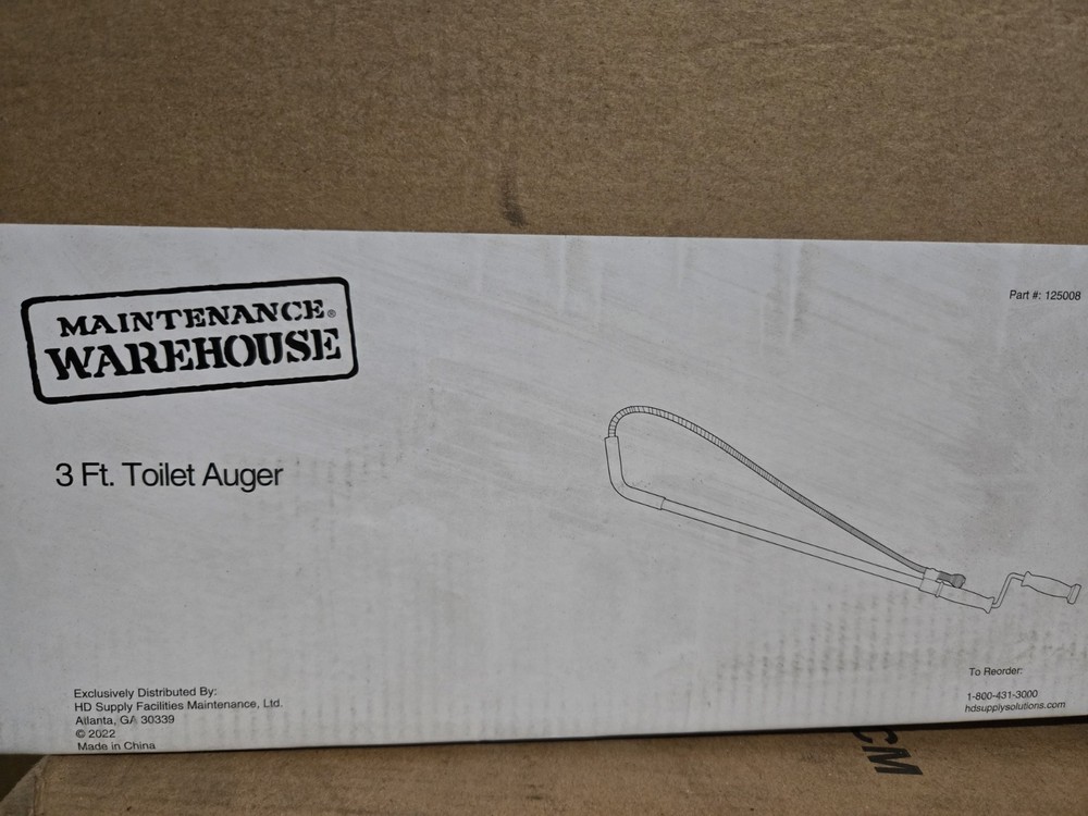 3 ft. Toilet Drain Auger