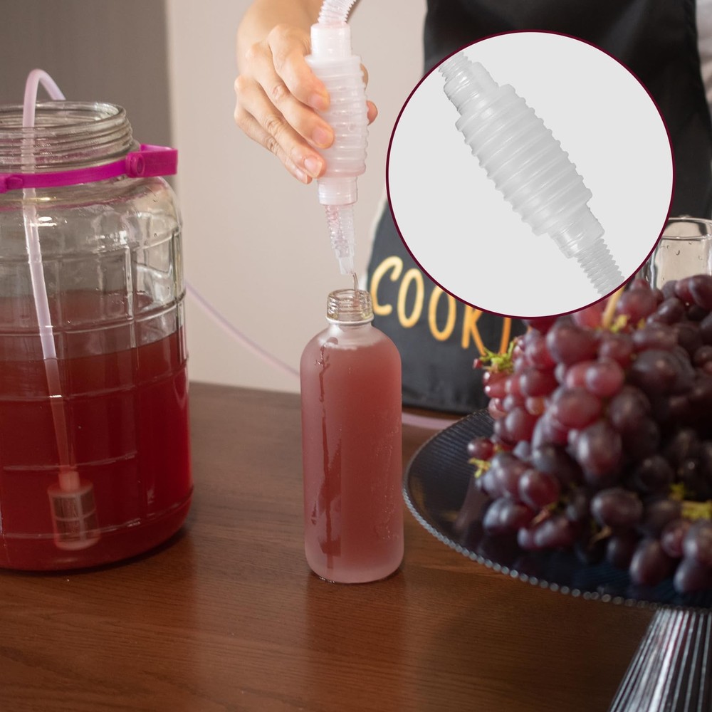 GSD Wine Siphon Tube Hose Beer Pump for Making Brewing, 2M/6.6FT