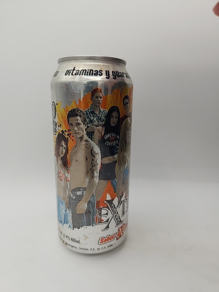 EXTO Energy Drink Can 16oz 2006 VHTF Bottom Opened by Jarritos