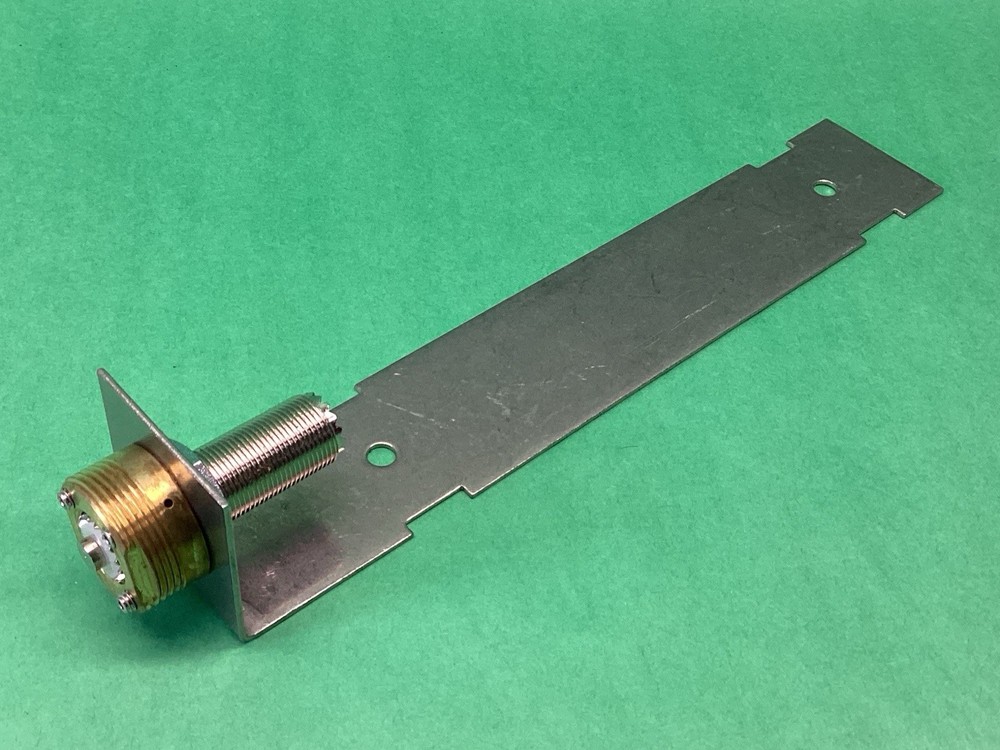 NMO Antenna Mount + Stainless Steel Bracket - Unknown Make - UNTESTED