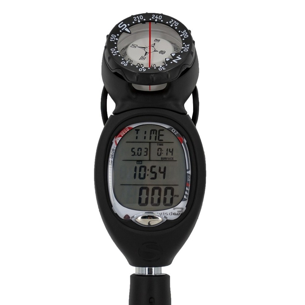 Sherwood Wisdom 3 - Air Integrated Dive Computer Console with Compass & HPQD