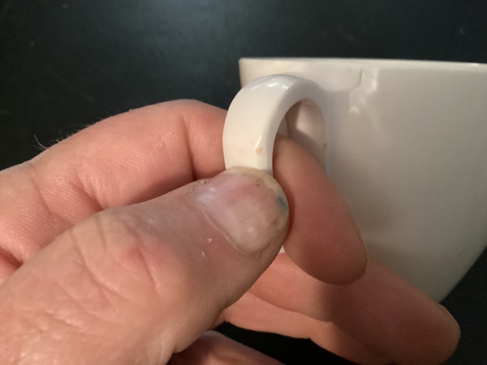 Single White Boontonware Cup Somerset #6206-8