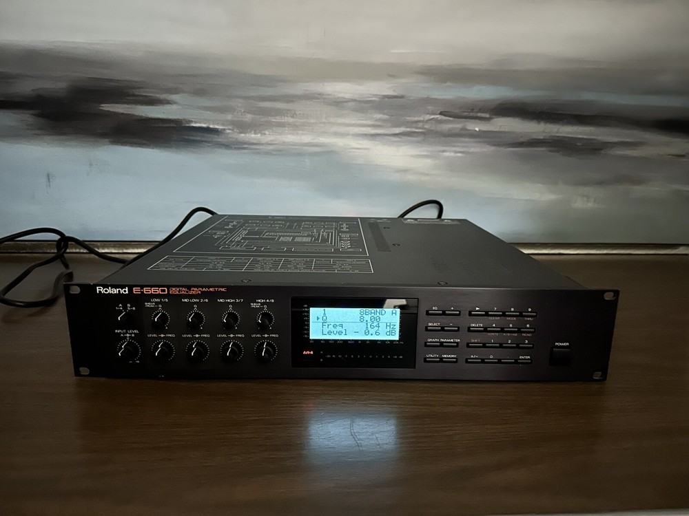 DEFECTIVE Roland E660 Digital Parametric Equalizer Eq Vintage Rack G3D