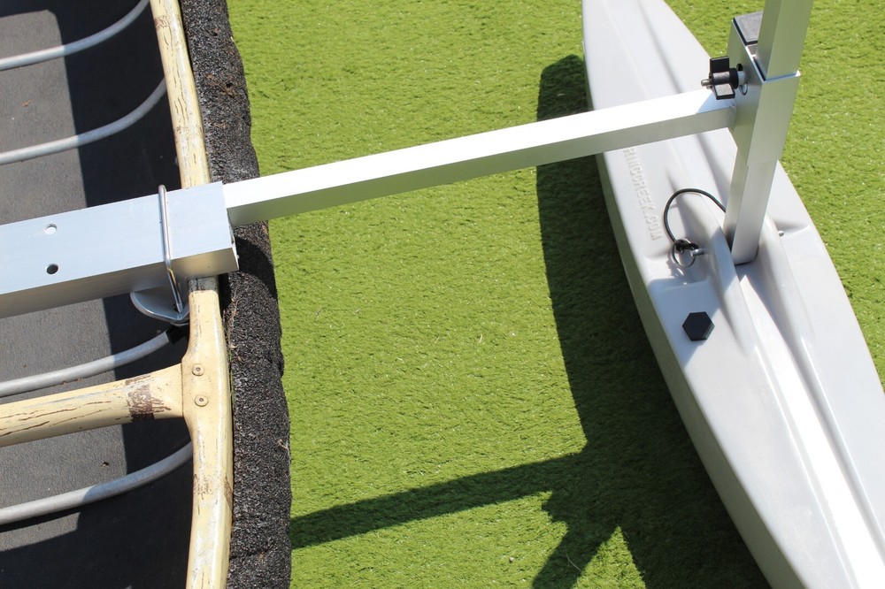 Canoe Stabilizer w/ Square Post Option to Make Floats Self-Aligning! Kayaks Too!
