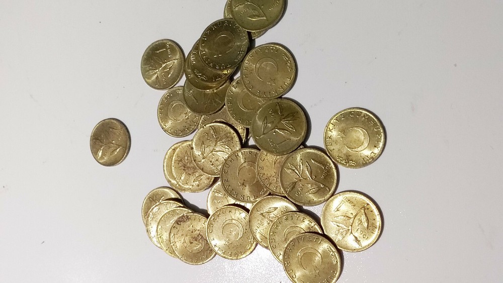 30=1961 TURKEY 1 KURUS UNC??  BCS/TURK61