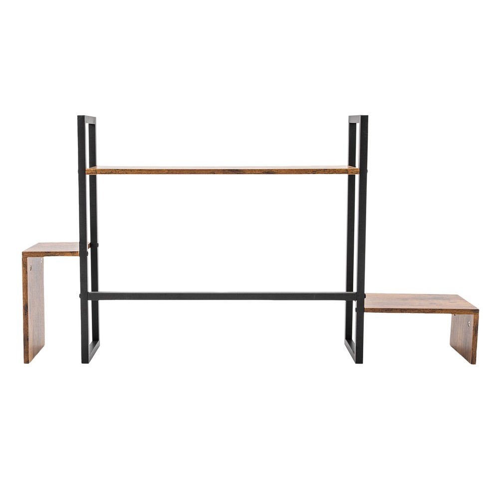 Countertop Computer Rack Desk Storage Organizer Desktop Bookshelf Display Shelf