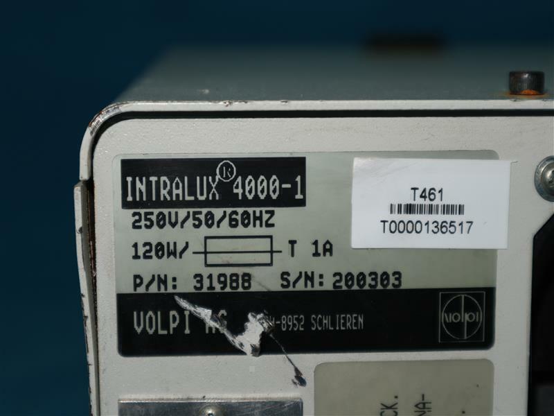 Intralux 4000-1 40001 Microscope Illuminator w/ Cut Cable