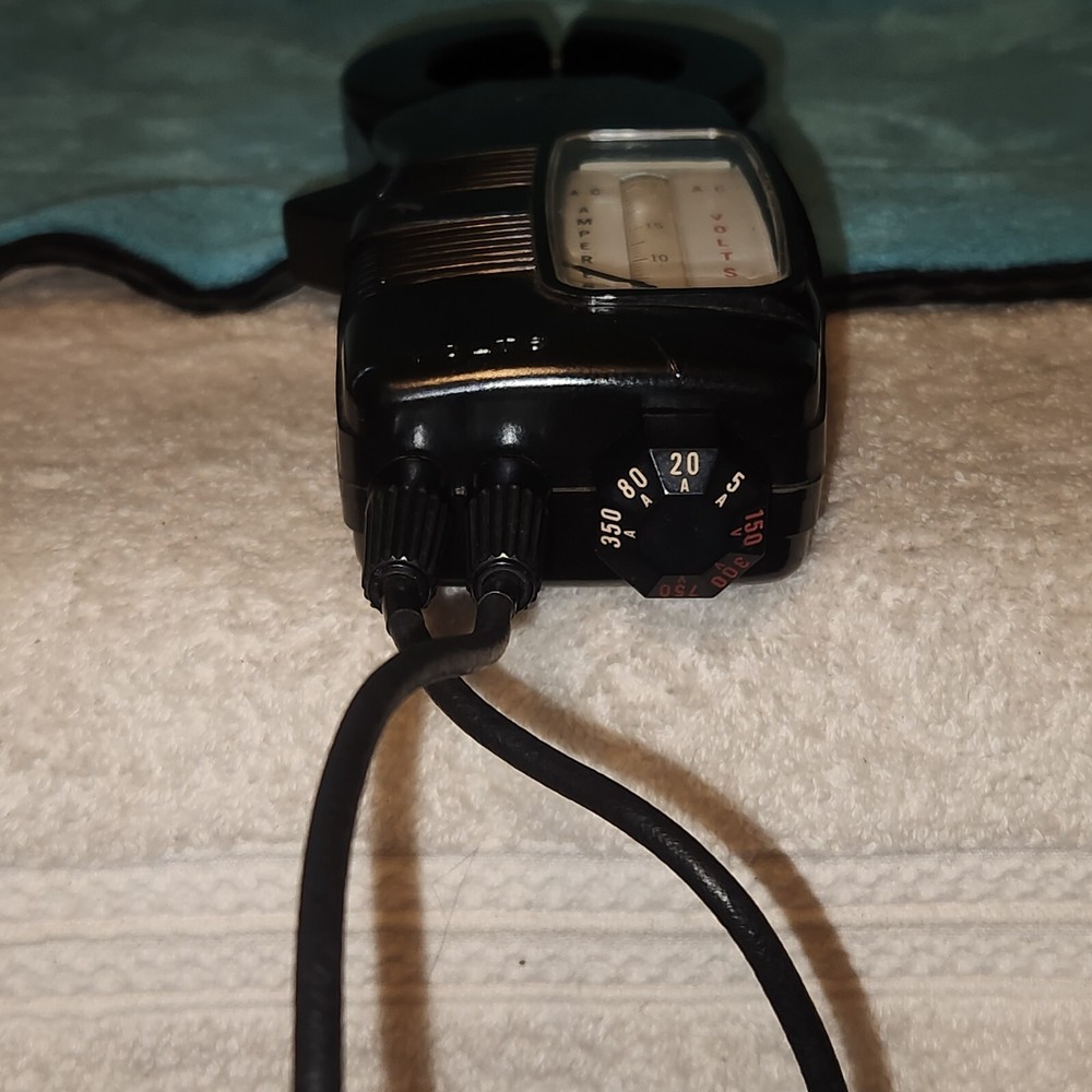 General Electric Type AK-5 Hook-On Volt-Ammeter, Box And Instructions