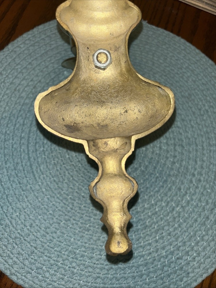 Vintage Brass Wall Sconce Candleholder
