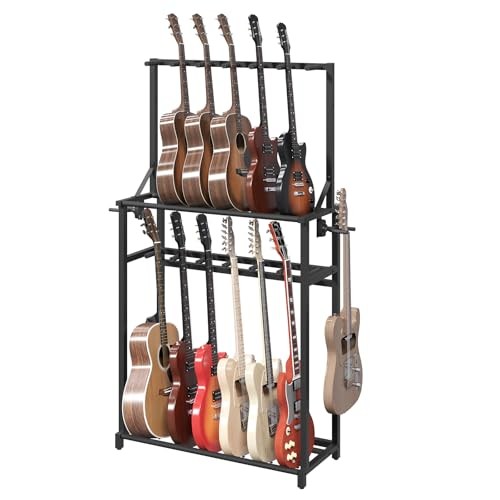 Guitar Stand, Multiple Guitar Rack Holder for Various Instruments, Multi