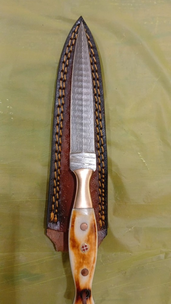 Custom Handmade Fixed Blade Hunting Knife