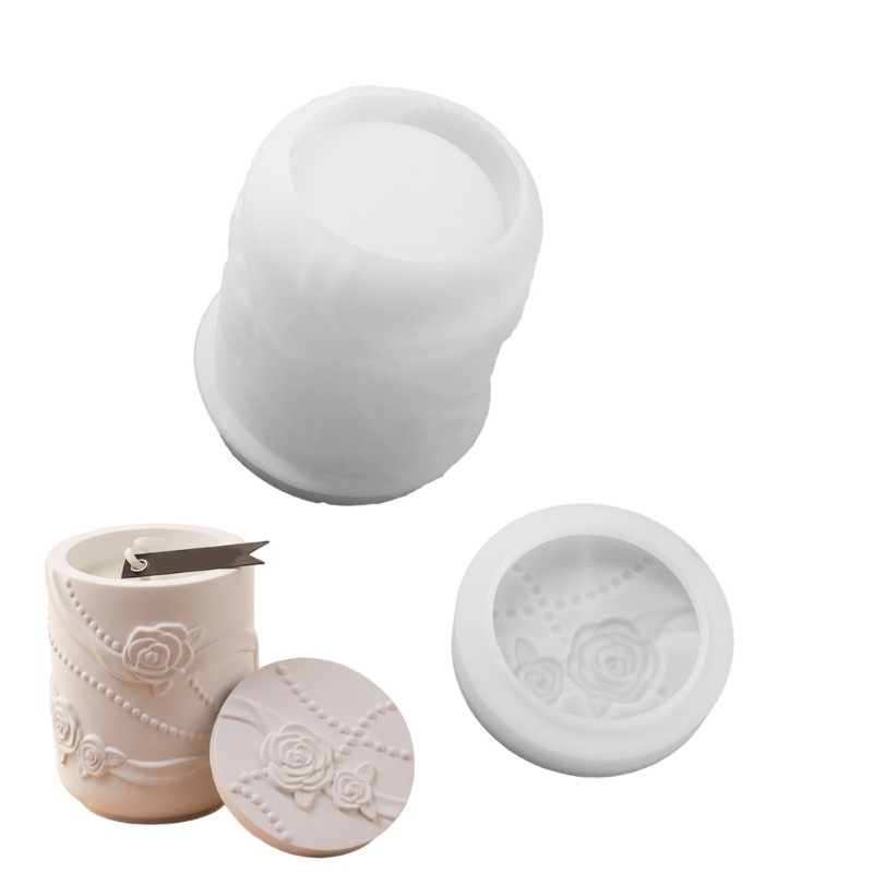 Versatile Silicone Jar Mold For Crafting Decorative Holder Storage Box