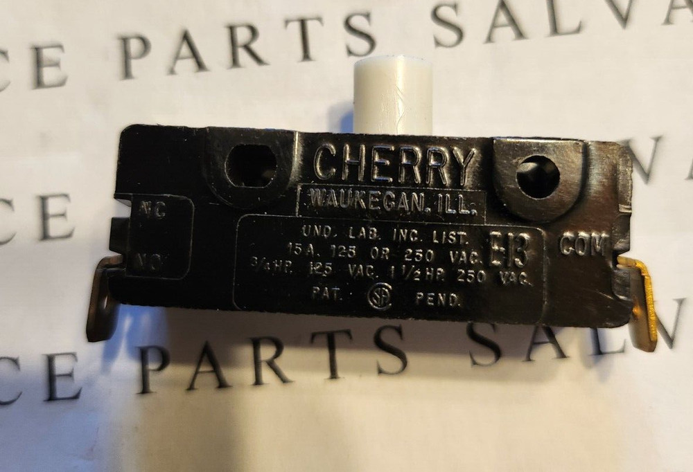 CHERRY MICRO SWITCH NORMALLY OPEN 15A 125/250VAC TESTED