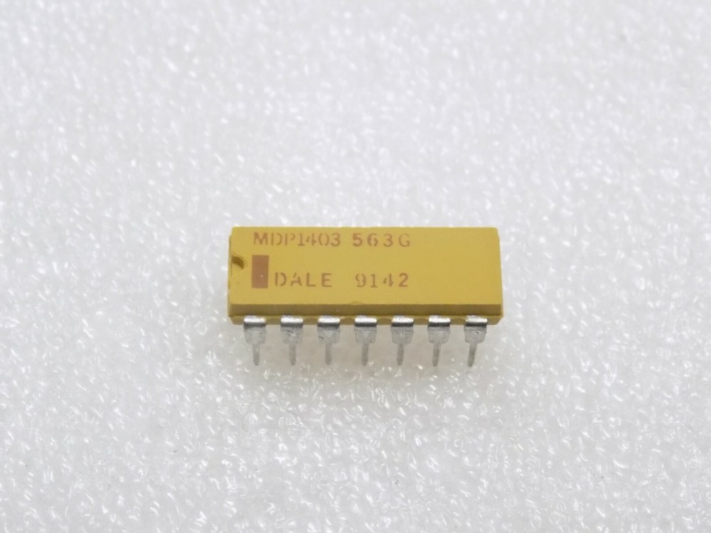 5x DALE MDP1403-563G ISOLATED RESISTOR DIP14