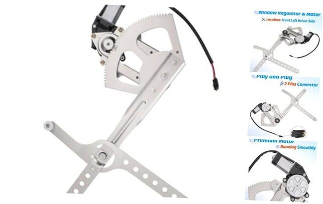 Front Driver Side Power Window Regulator with Motor Compatible with Chevy/GMC