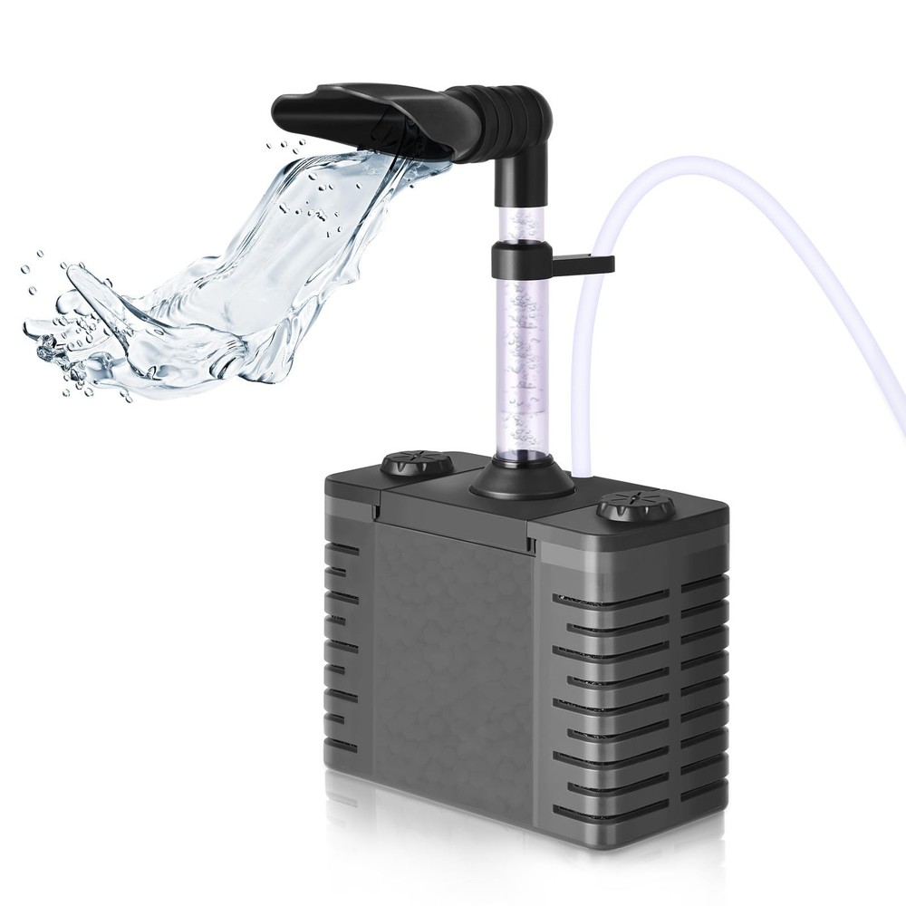 Dirvin Aquarium Filter, Removable Powerful Internal Fish Tank Filter with 130...