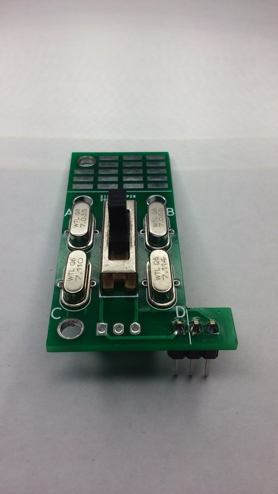 Pixie Switch 2 Kit with 4 40M HC49/s crystals