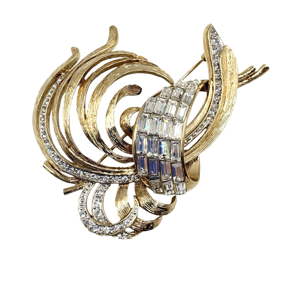 Nolan Miller Wave Tree Brooch