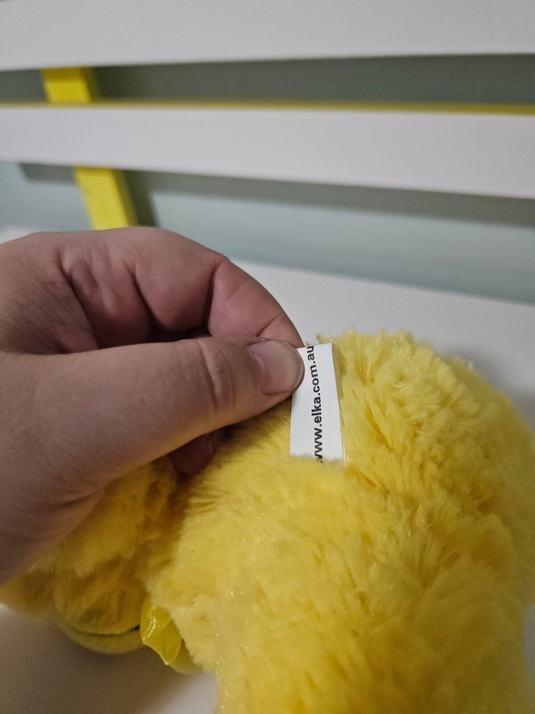 YELLOW TEDDY BEAR ELKA 20CM YELLOW BOW