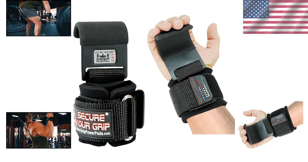 Heavy Duty Weight Lifting Hooks Set