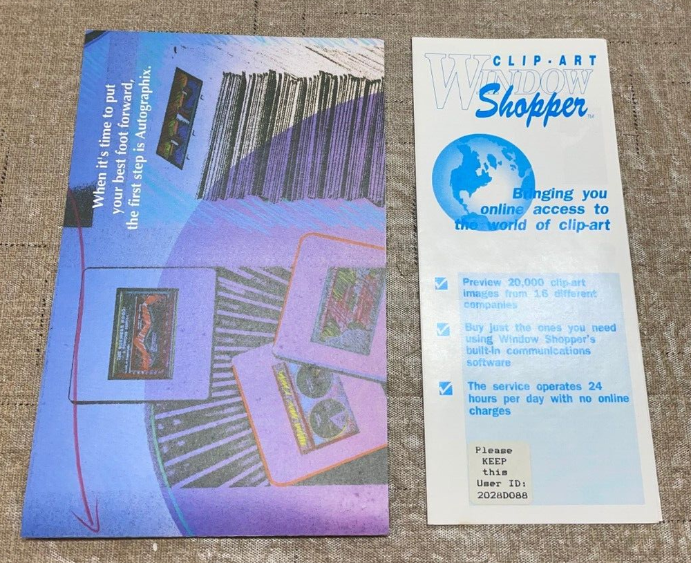 CA-Cricket Computer Associates Desktop Presentation Program Big Box 1991 Demo