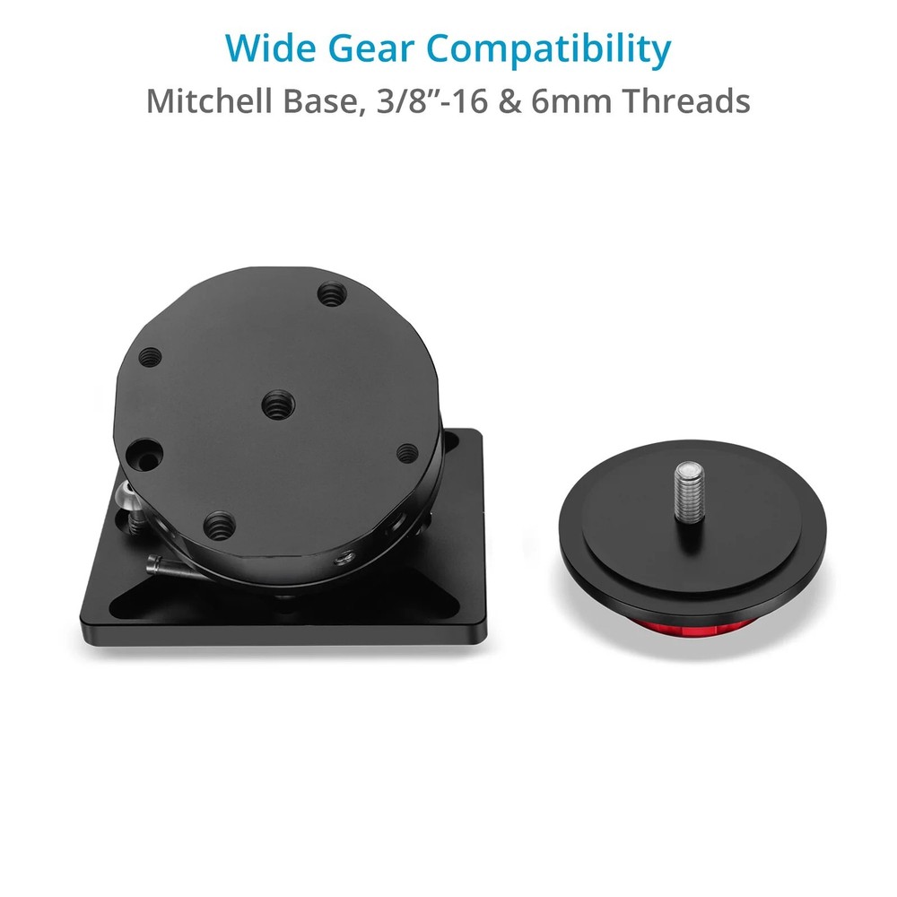 Proaim Camera Support Leveling Base – Mitchell & 3/8” Base Mount (P-LB1-01)