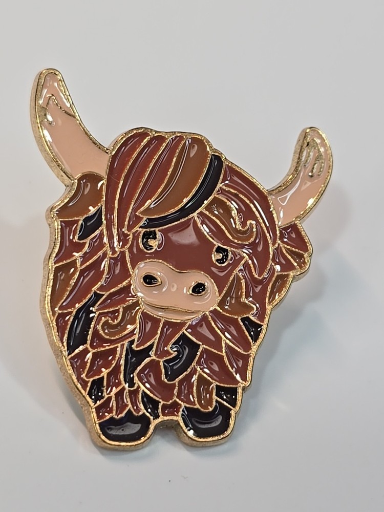 Highland Cow Lapel Pin *