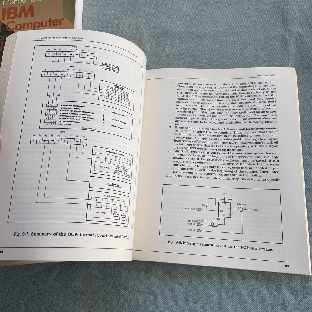 Book Lot Interfacing IBM Personal Computer From Inside Out PC 1984 1983 1st Ed.