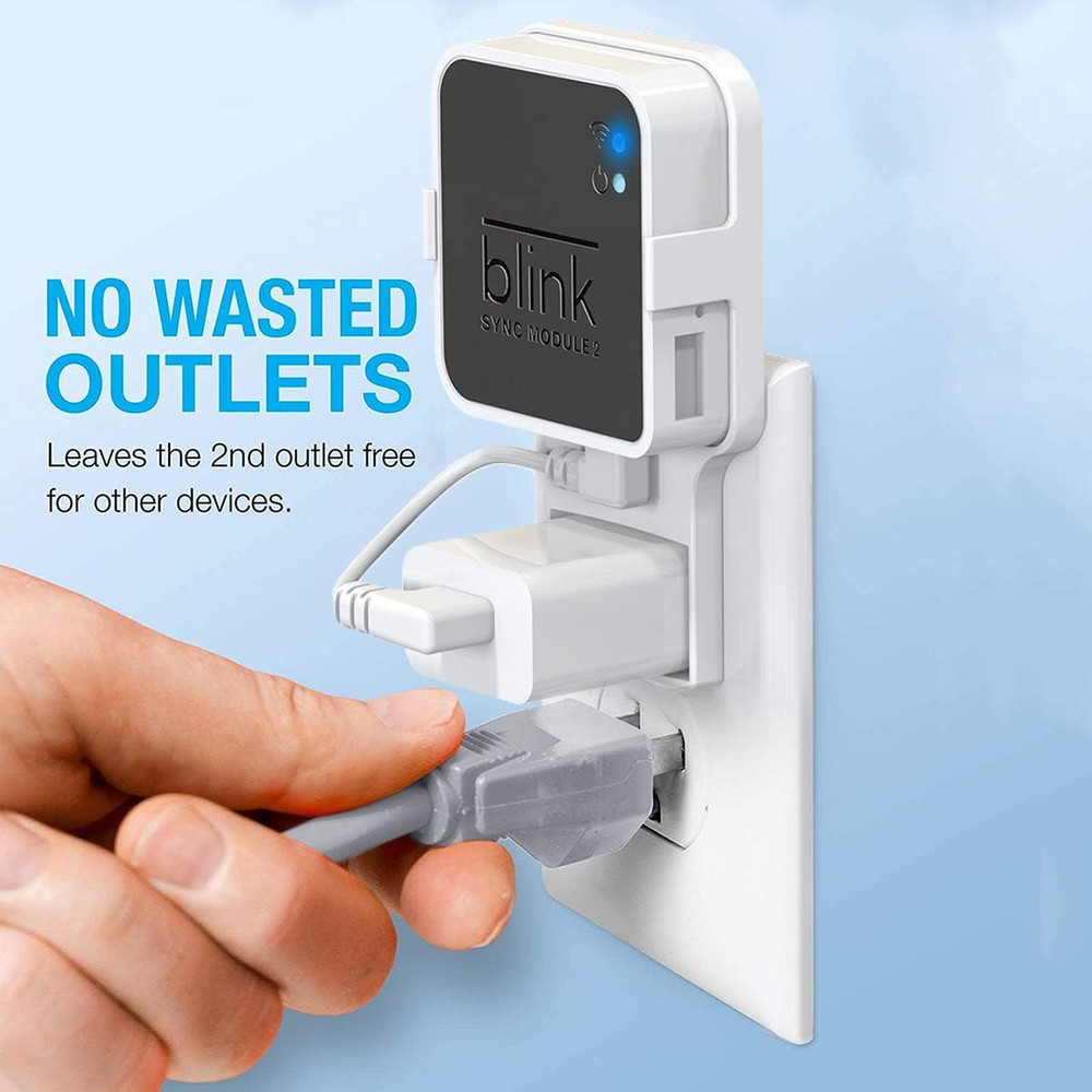 Outlet Wall Mount for Blink Sync Module 2, Mount Bracket Holder for Blink Outdoo