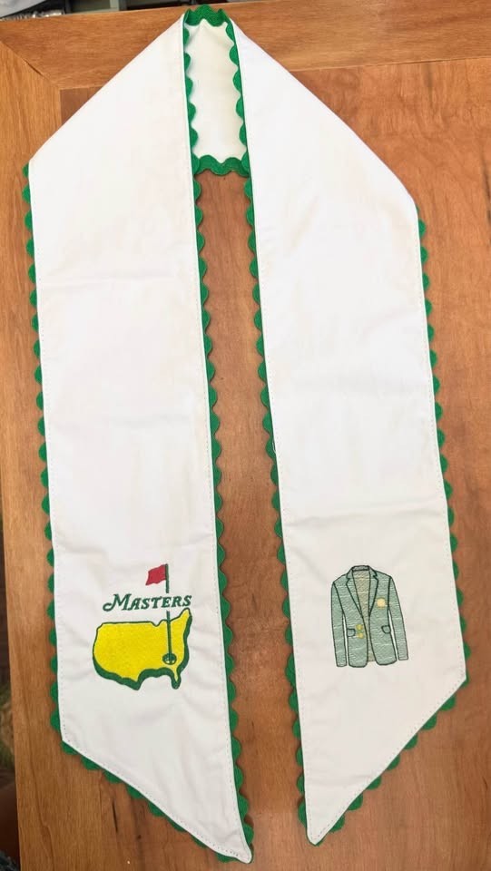 Masters Wreath Sash