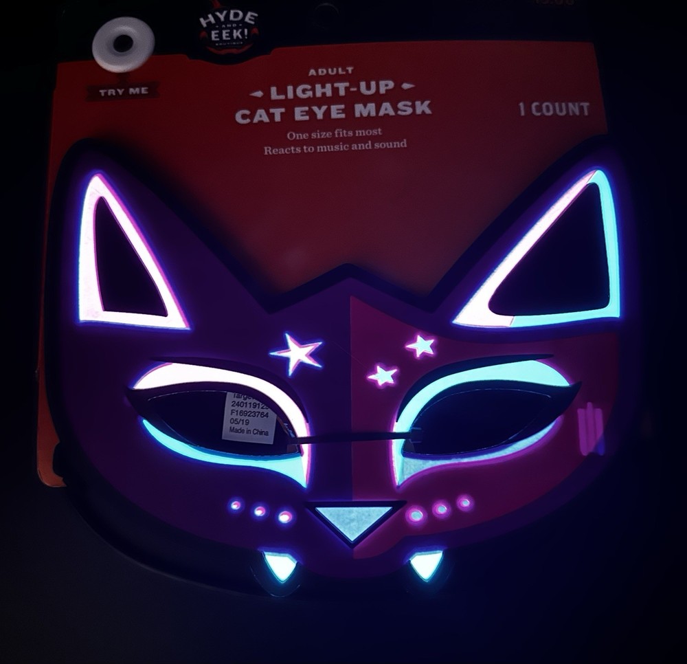 Hyde & Eek! Boutique Light-Up LED Cat Eye Mask