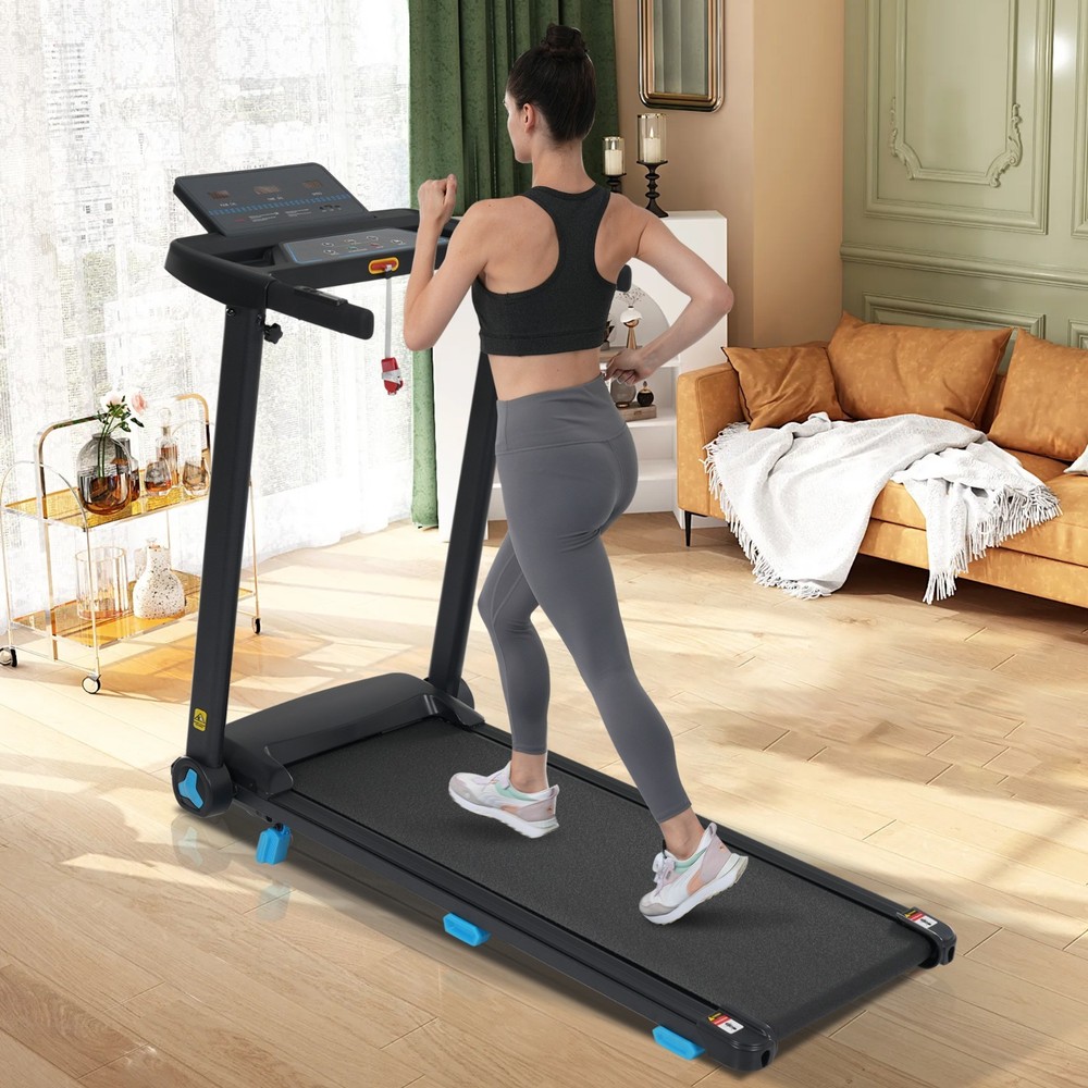 Foldable Treadmill 8% Incline 3.0HP 10MPH Type C & USB Charge Bluetooth Speaker