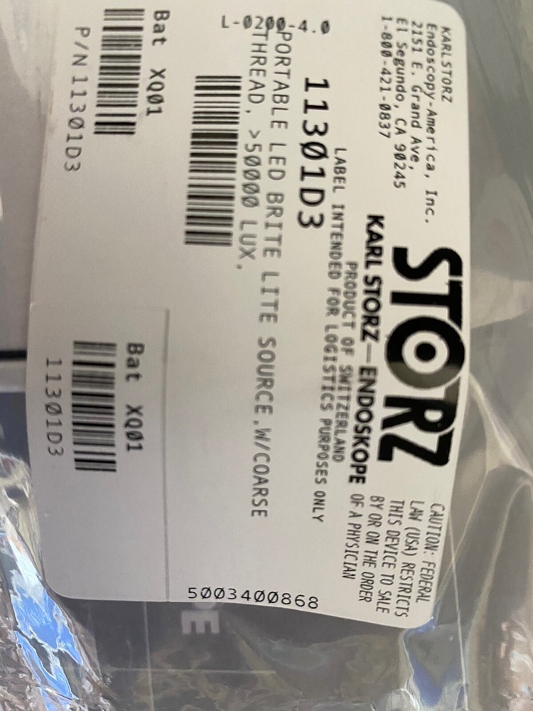 ✅Storz 11301D3 Portable Xenon Light