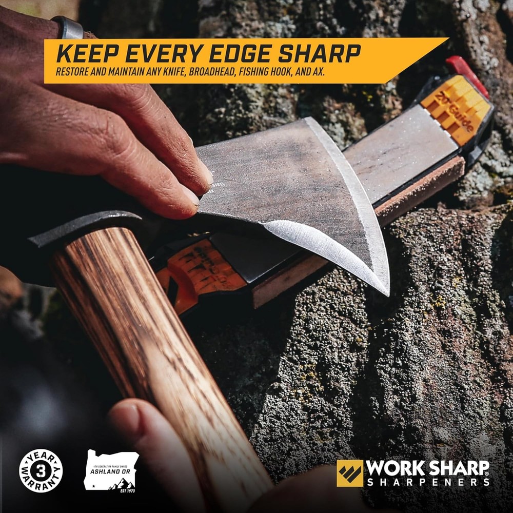 Elite Outdoor Knife Sharpener (with storage box), Travel Sharpening Tool