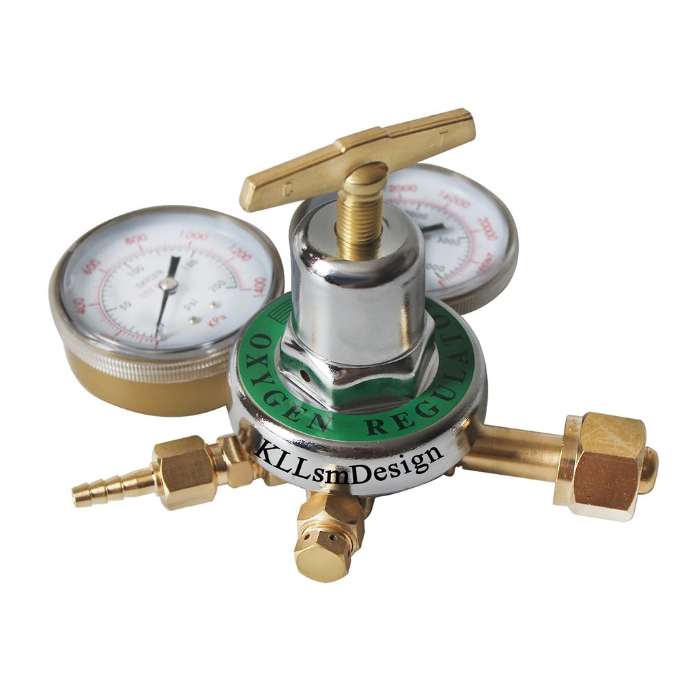 Heavy Duty Oxygen Regulator，Full Brass Torch Kit Oxygen Tank Regulator ，Large...